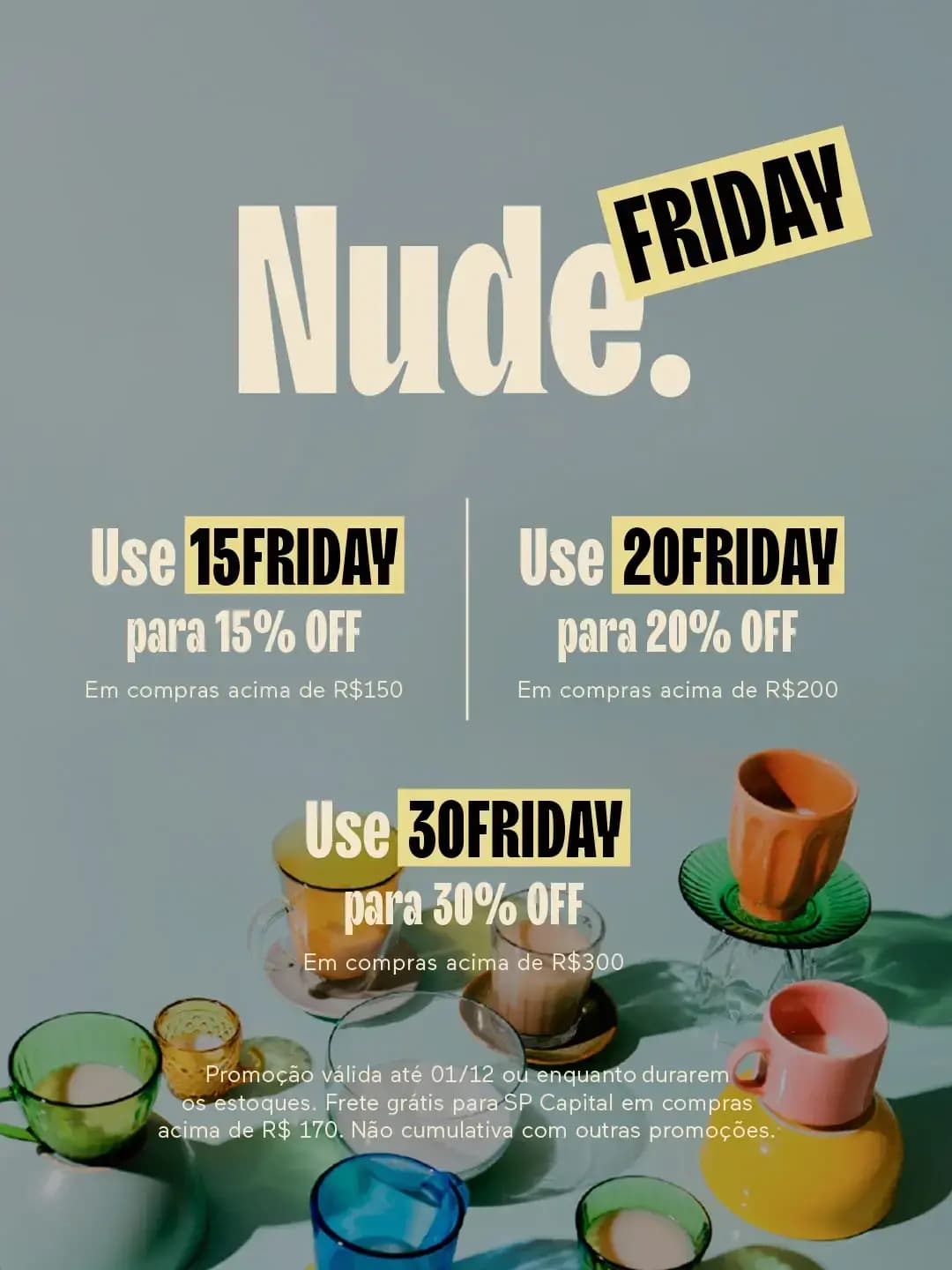 Nude Friday! Aproveite nossos descontos!