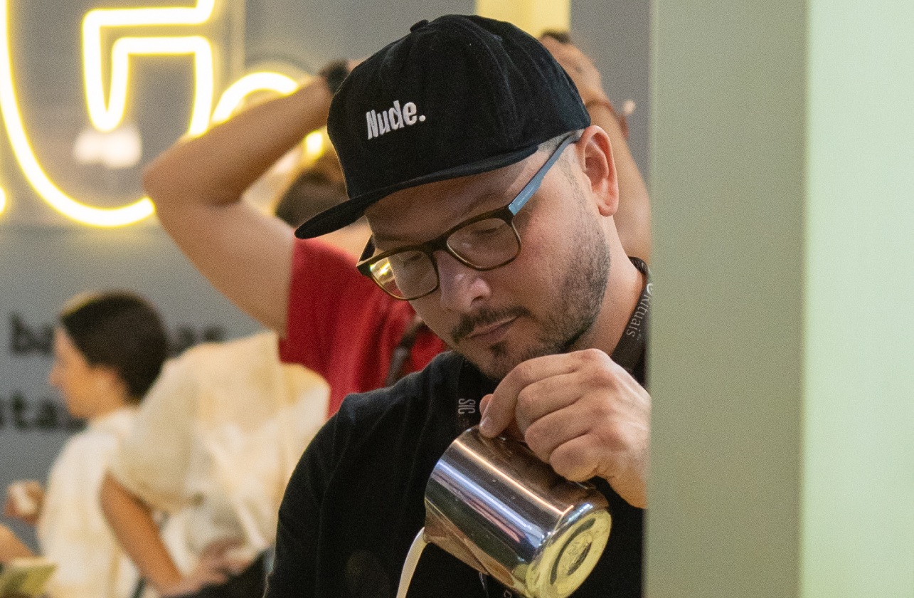 Um barista competidor (e multicampeão)