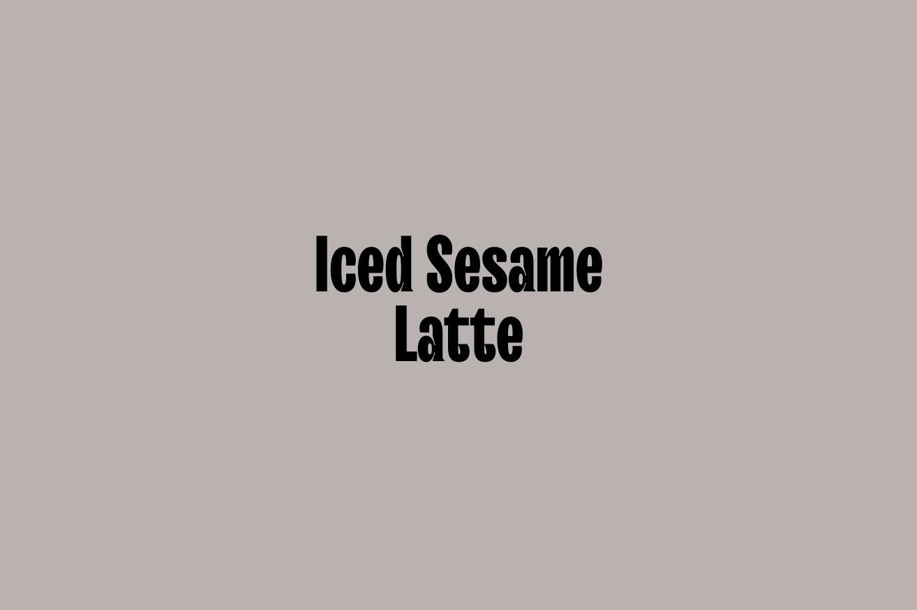 Iced Sesame Latte Nude