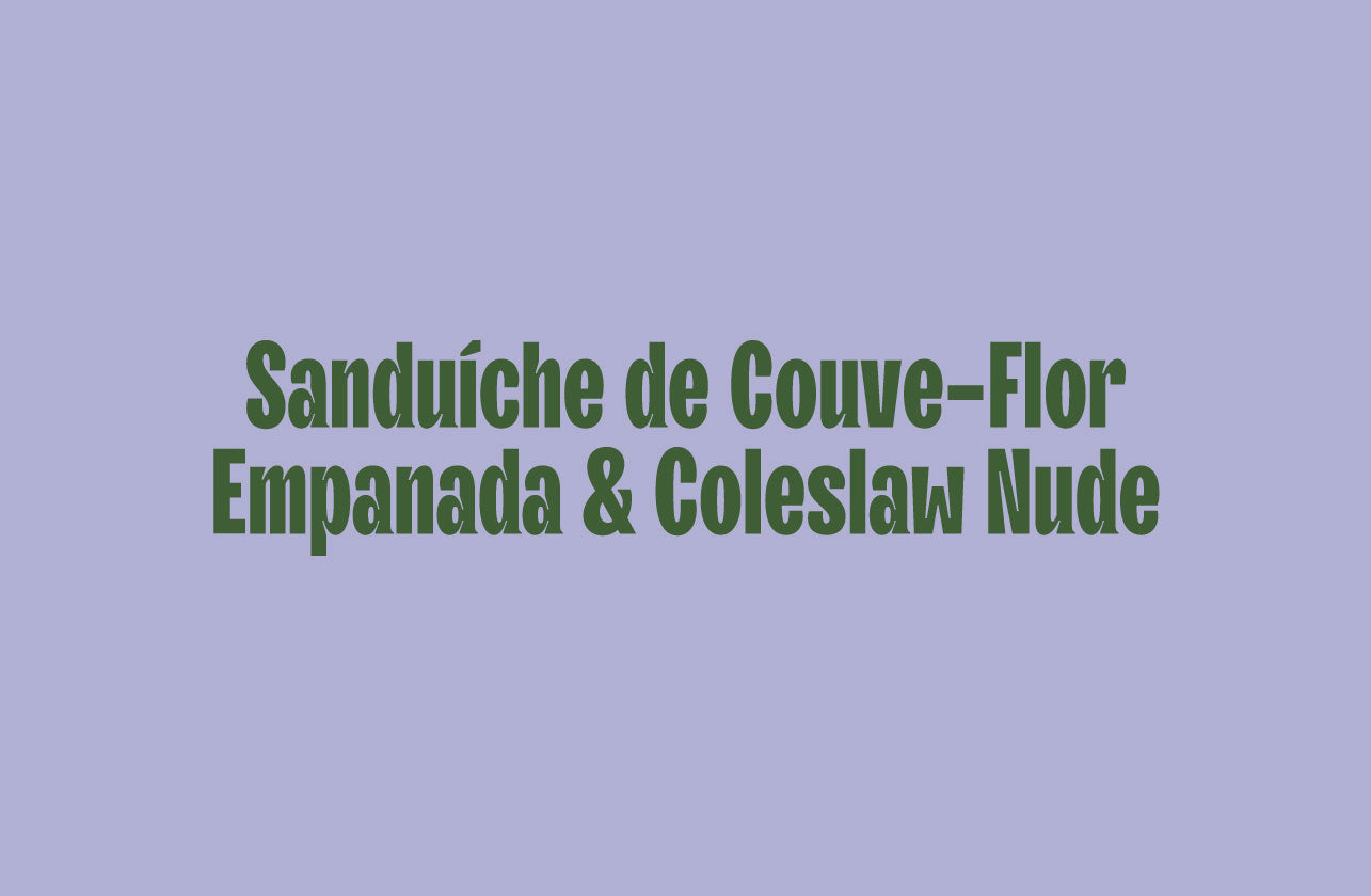 Sanduíche de Couve-Flor Empanada e Coleslaw Nude