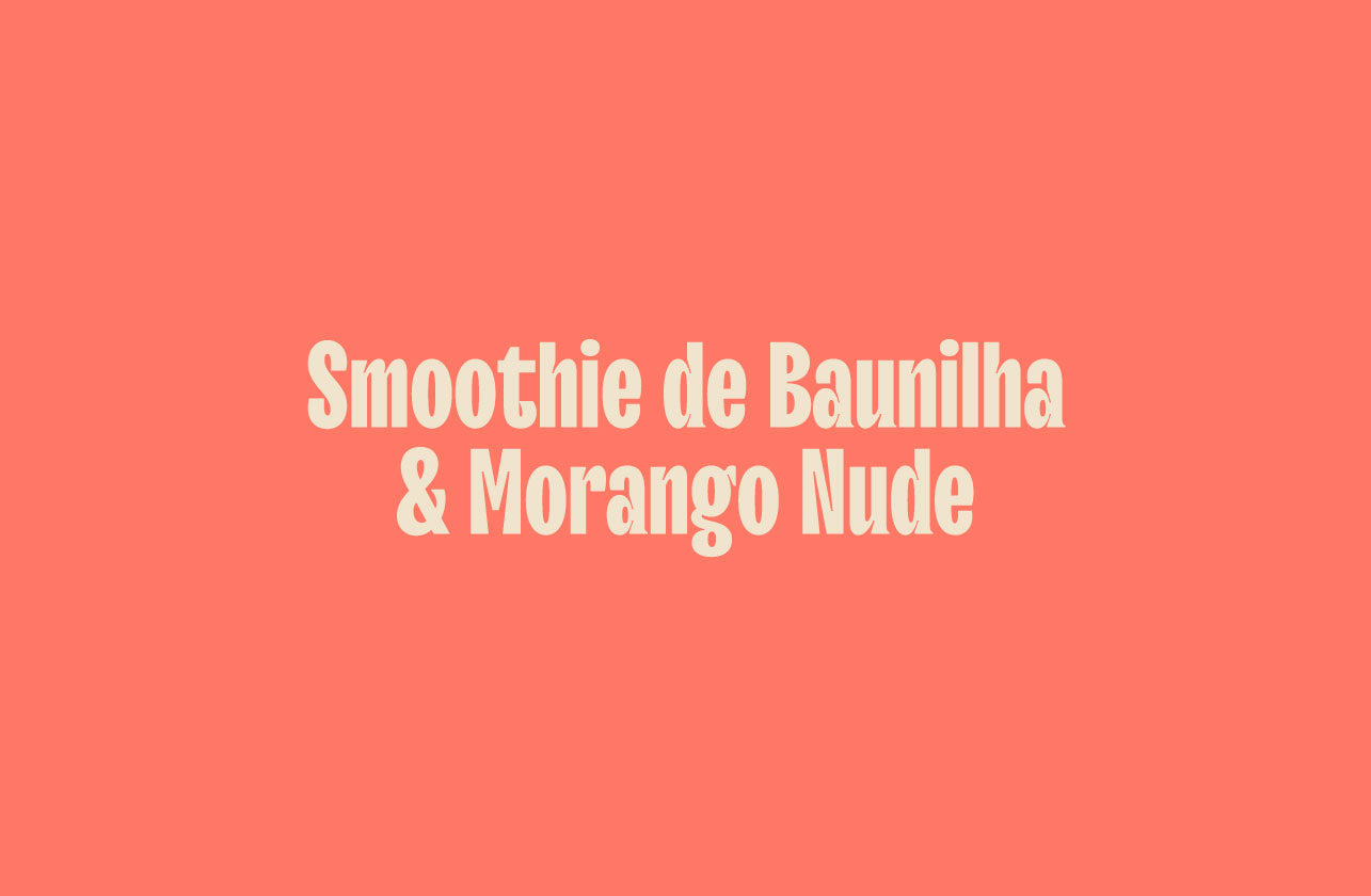 Smoothie de Baunilha e Morango Nude