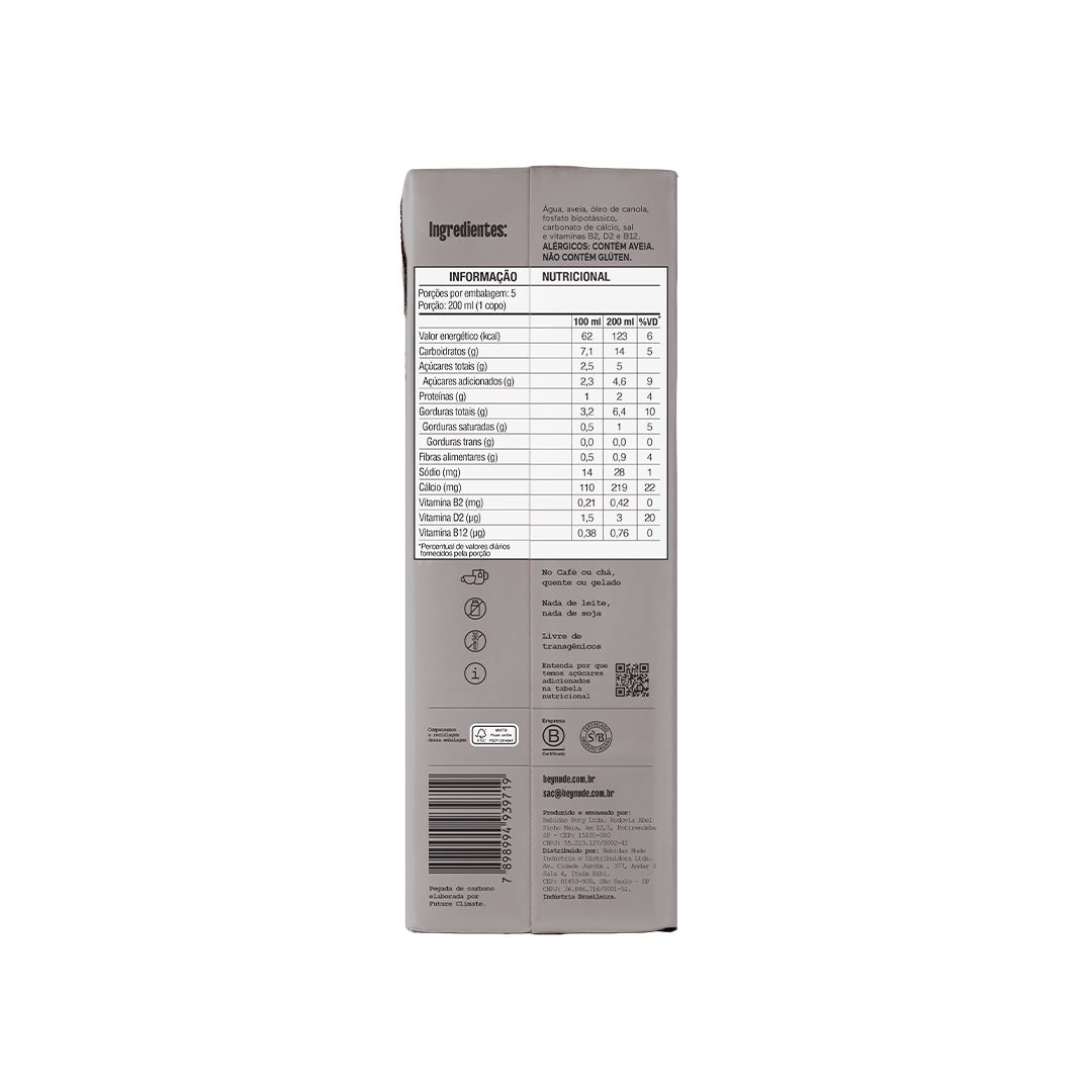 Leite de Aveia Barista 1l - KIT 12x