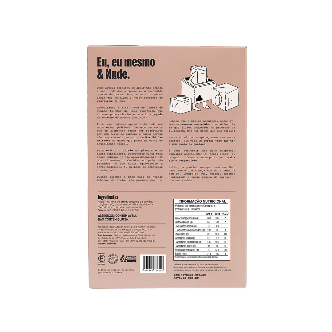 Nude Cereal de Aveia Cacau 180g