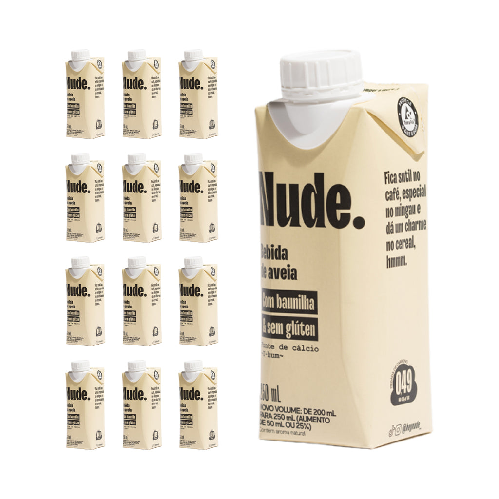 Bebida de Aveia To-Go Baunilha 250ml - KIT 12x