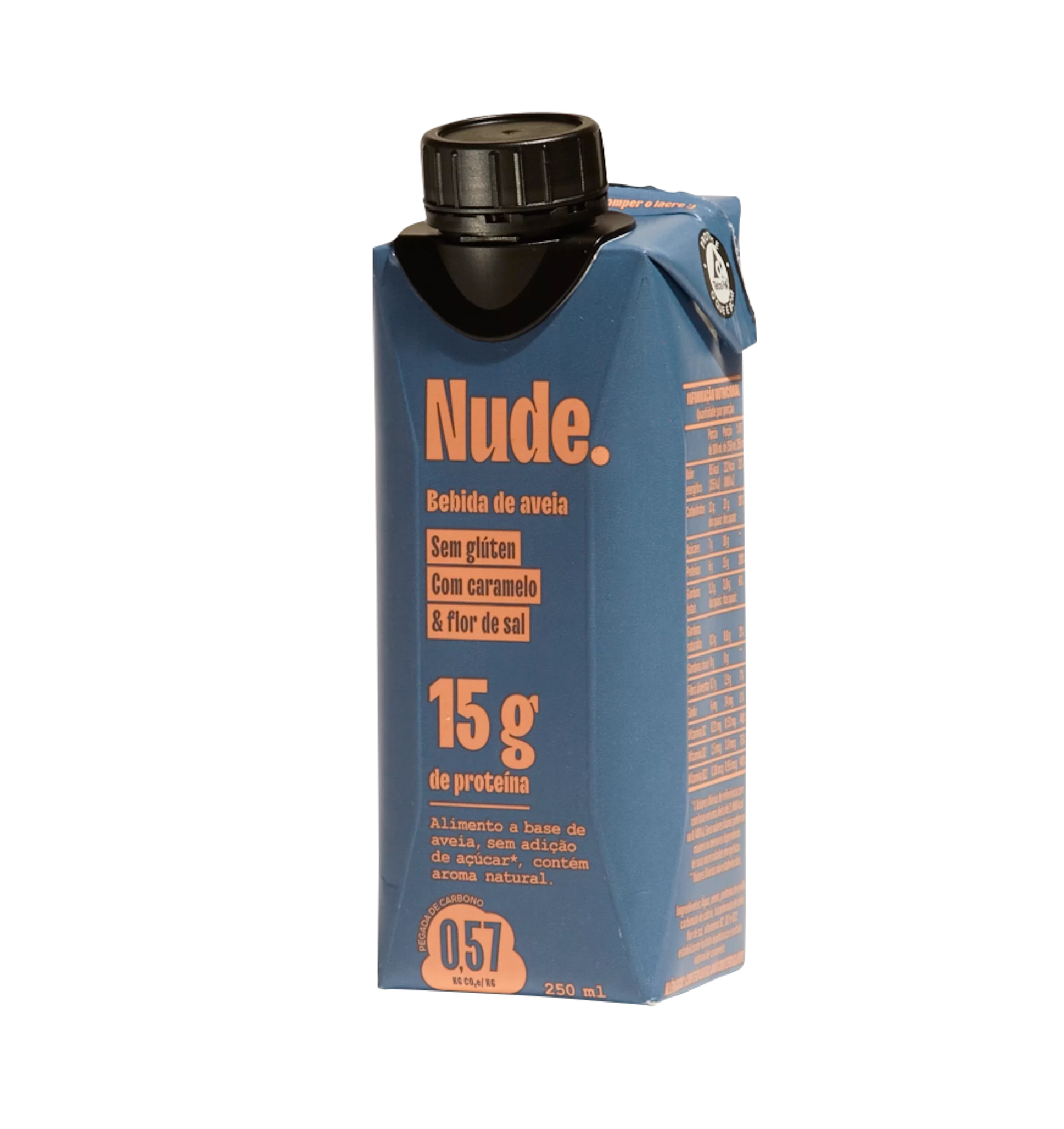Nude Bebida proteica Caramelo & Flor de Sal 250mL - 15 gramas de proteína
